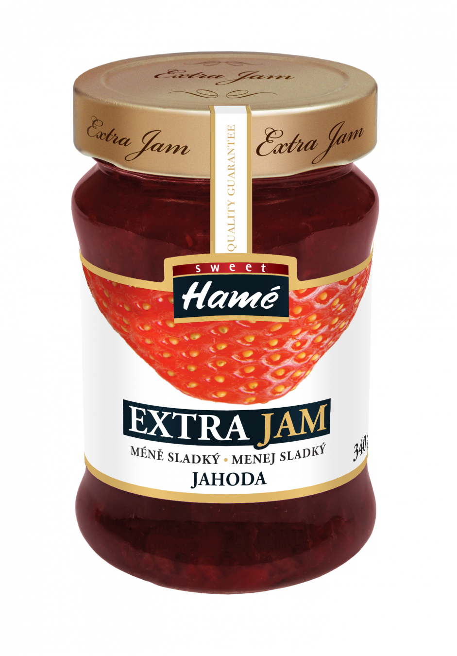 Extra jam méně sladký Jahoda, Hamé sweer 340G