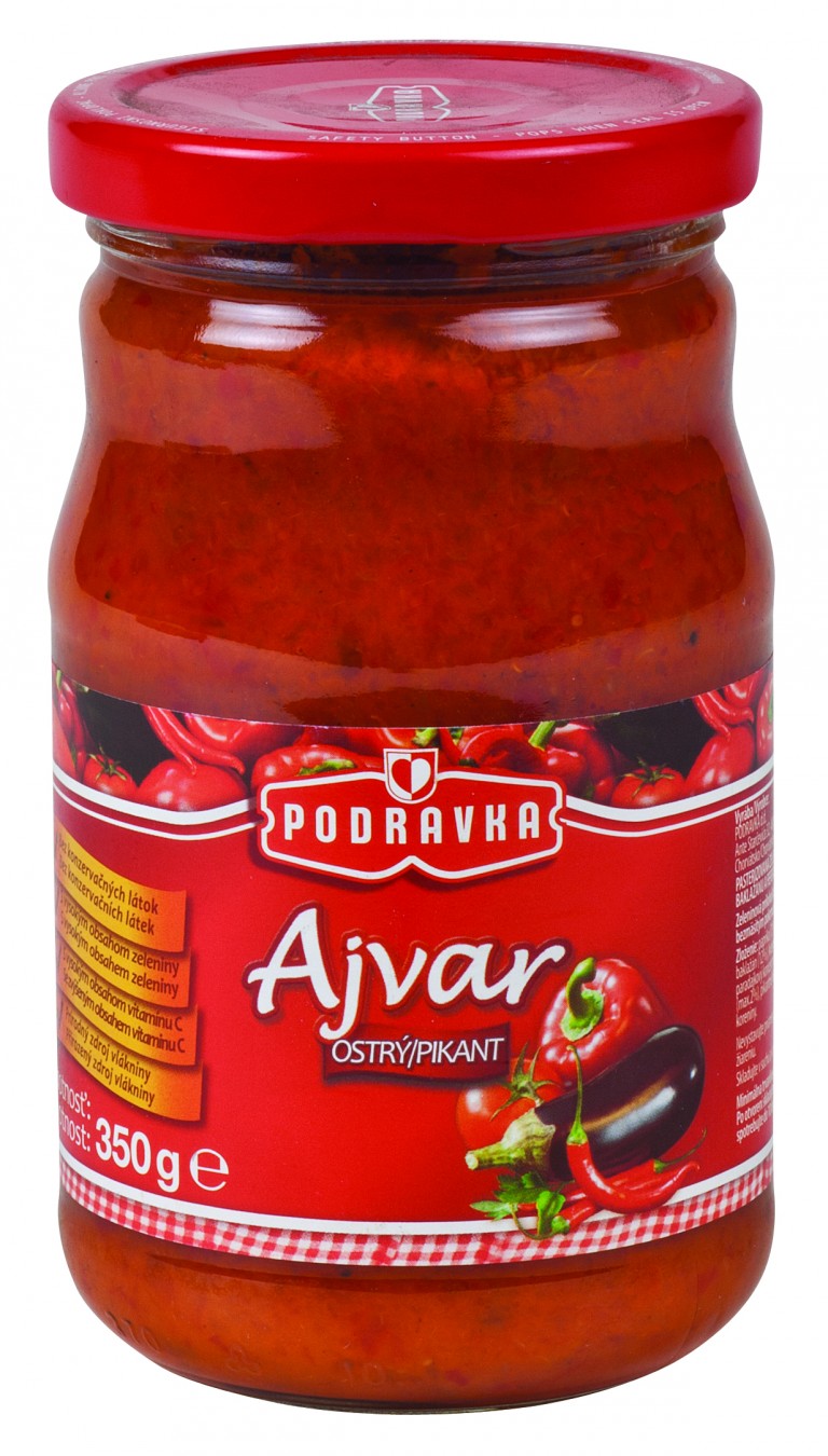 Podravka Ajvar ostrý 350 g