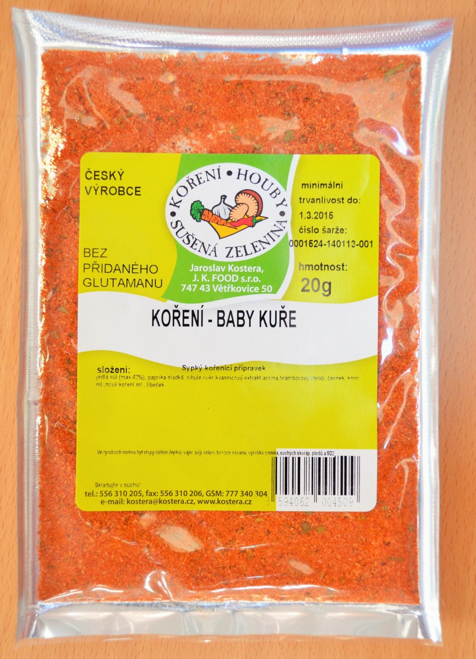 KOŘENÍ - BABY KUŘE 