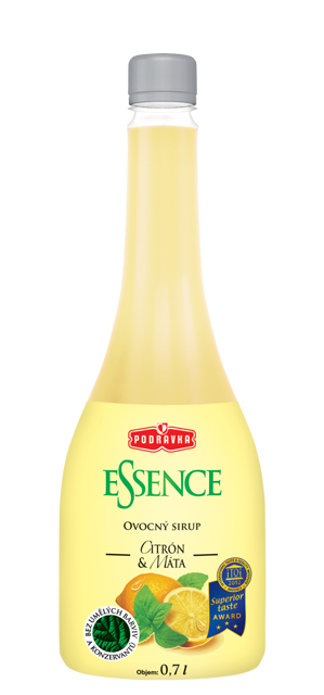 Essence sirup citrón a máta 0,7 l