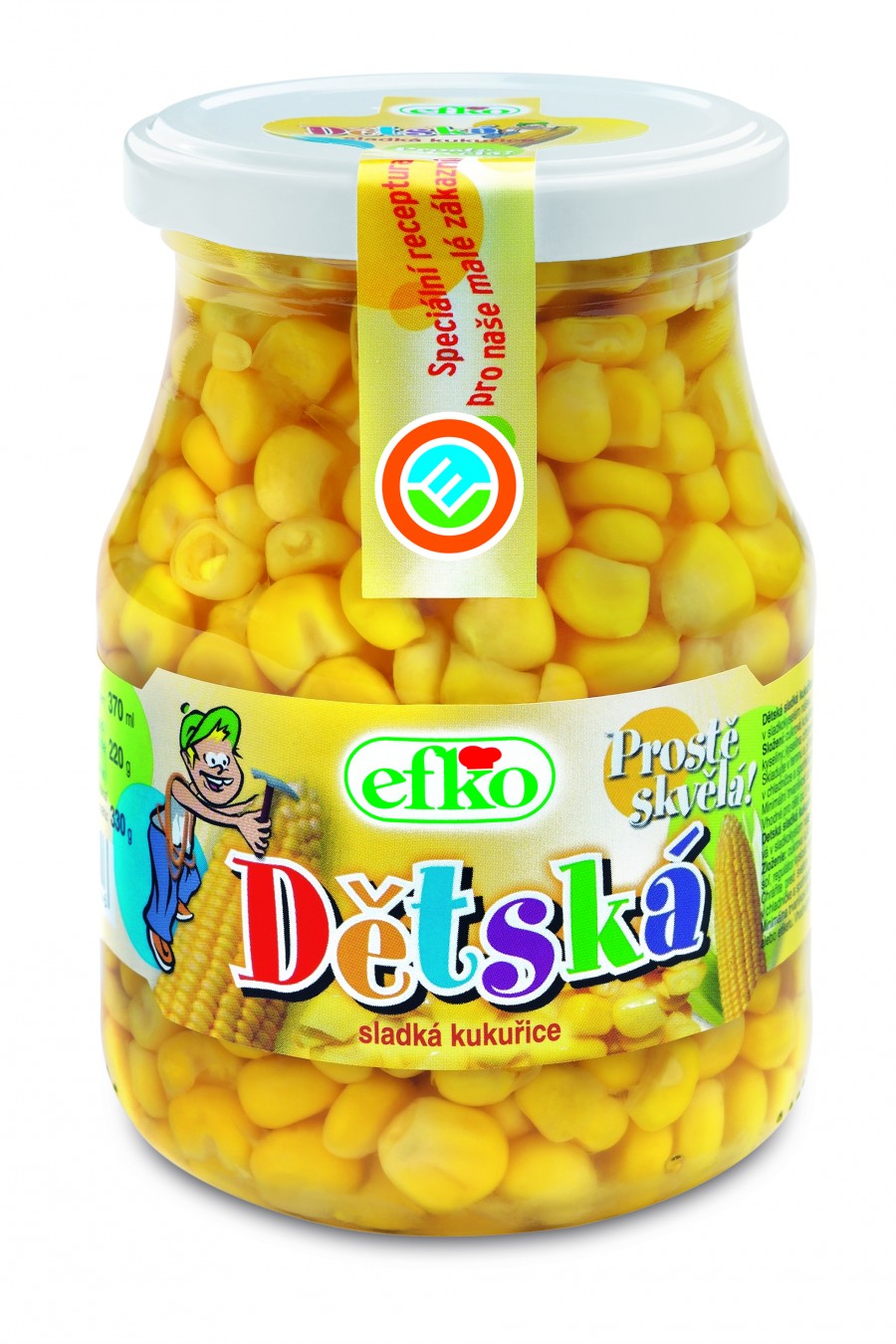 Dětská sladká kukuřice efko