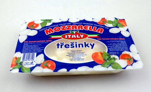 Mozzarella 10g třešinky v nálevu, balení 500g